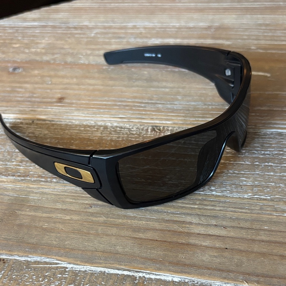 Oakley Polarized Switch Batwolf Black and Gold Sunglasses